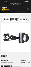 Load image into Gallery viewer, Black Gold Rush Sight