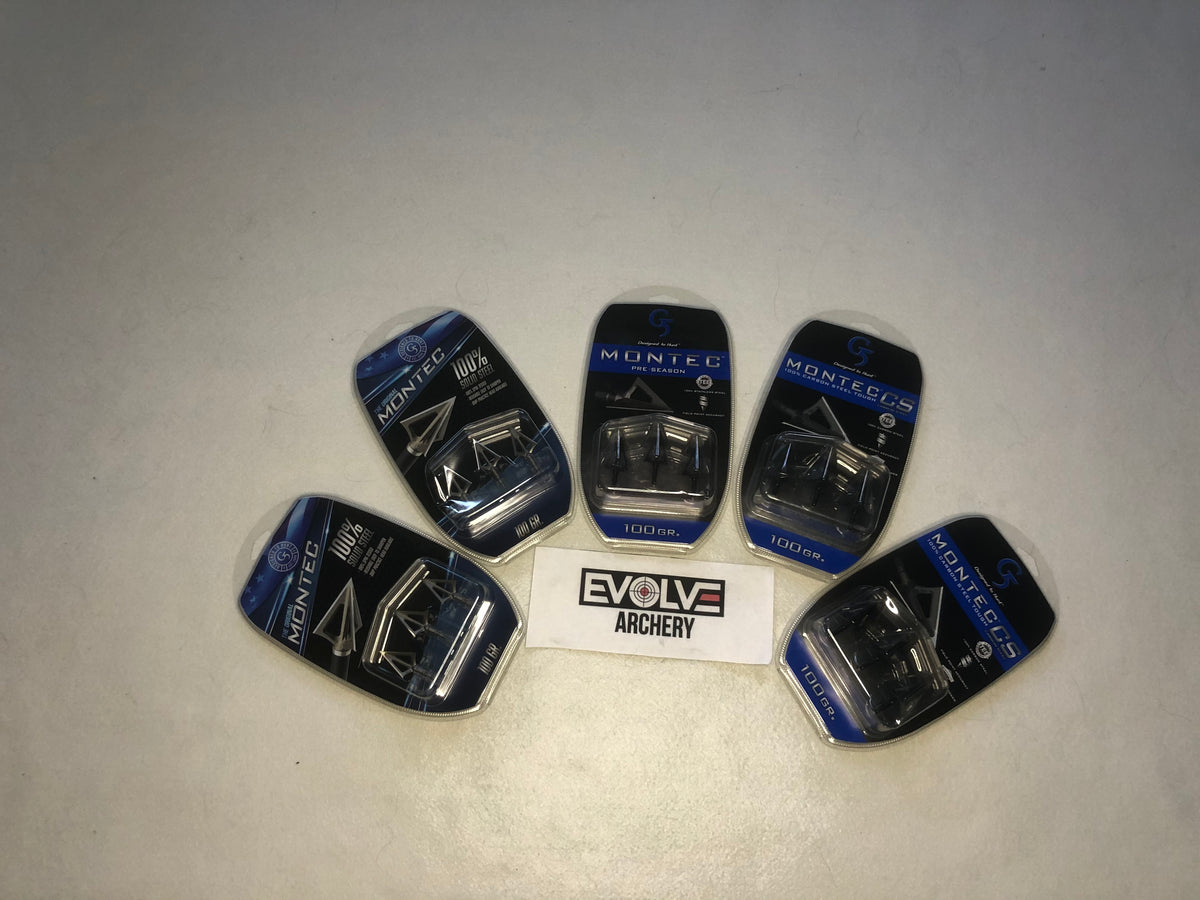 G5 Montec CS 100gr 3pack Evolve Archery Canada