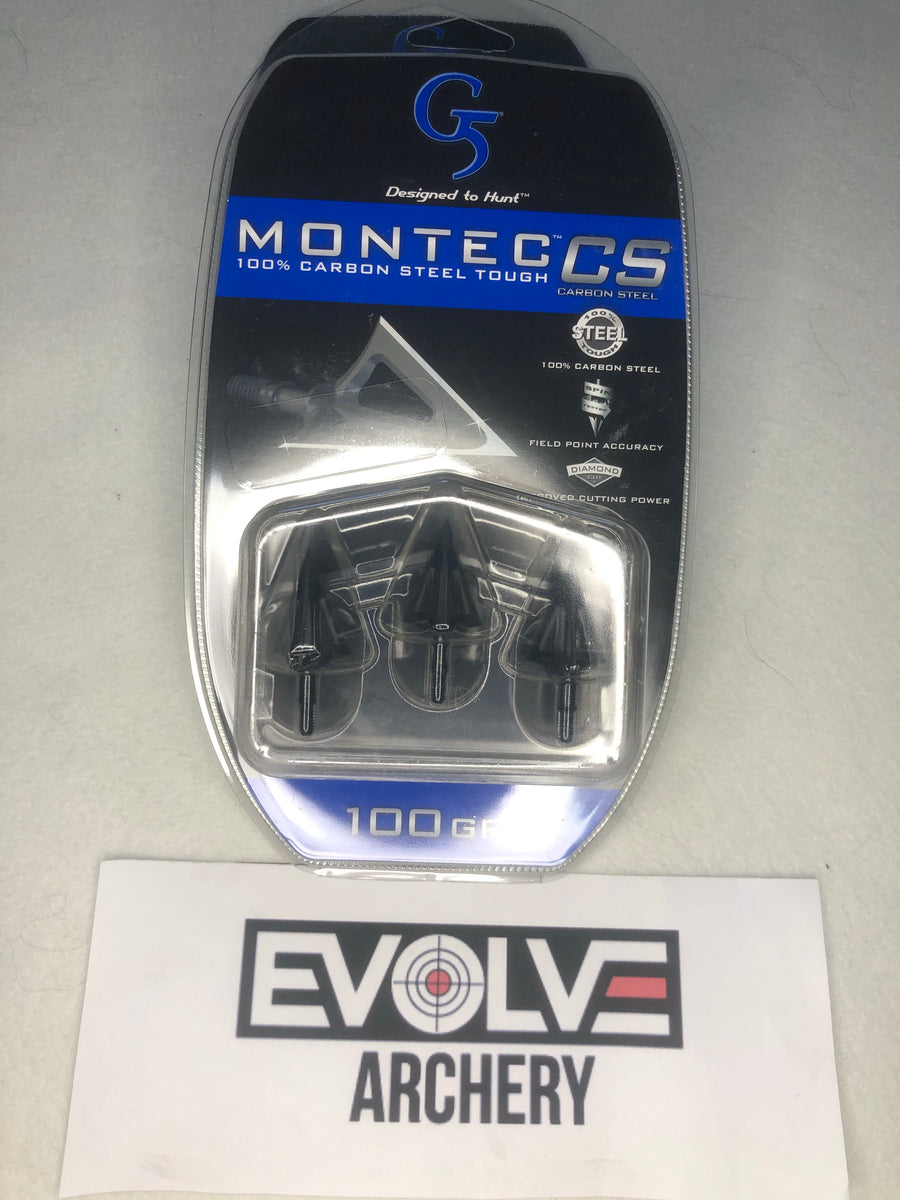 G5 Montec CS 100gr 3pack Evolve Archery Canada