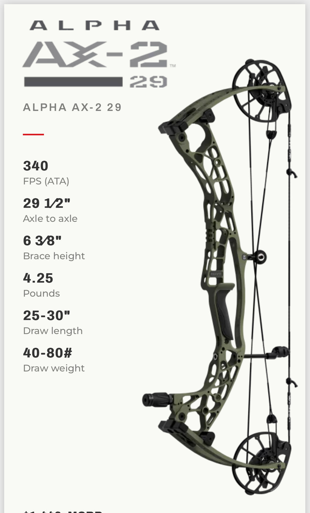 Hoyt Alpha Ax-2 29