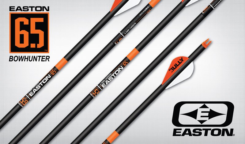 Easton Bowhunter 6.5 Arrows with Bully Vanes