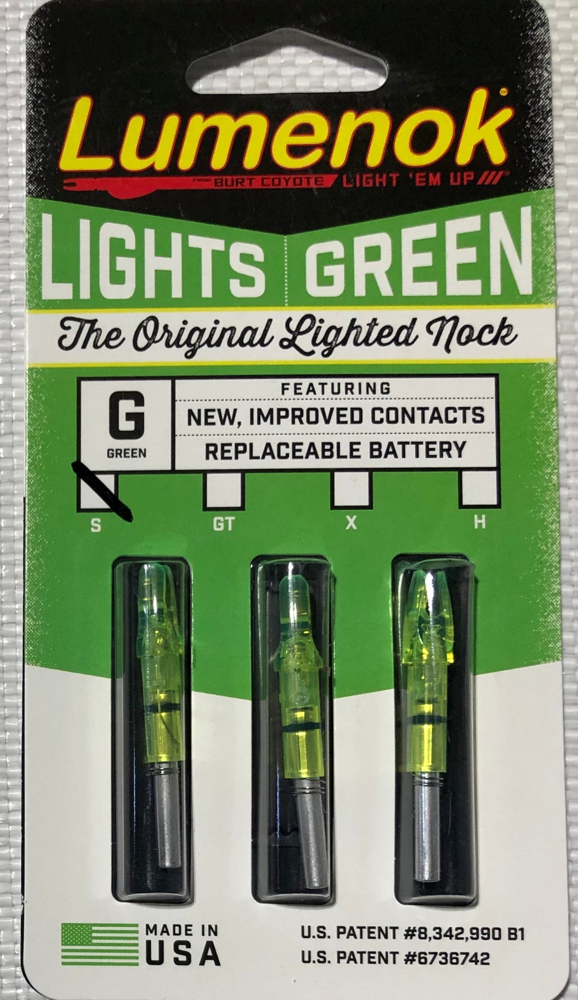 Lumenok GTC Combo Pack - Orange Lighted Arrow Nocks