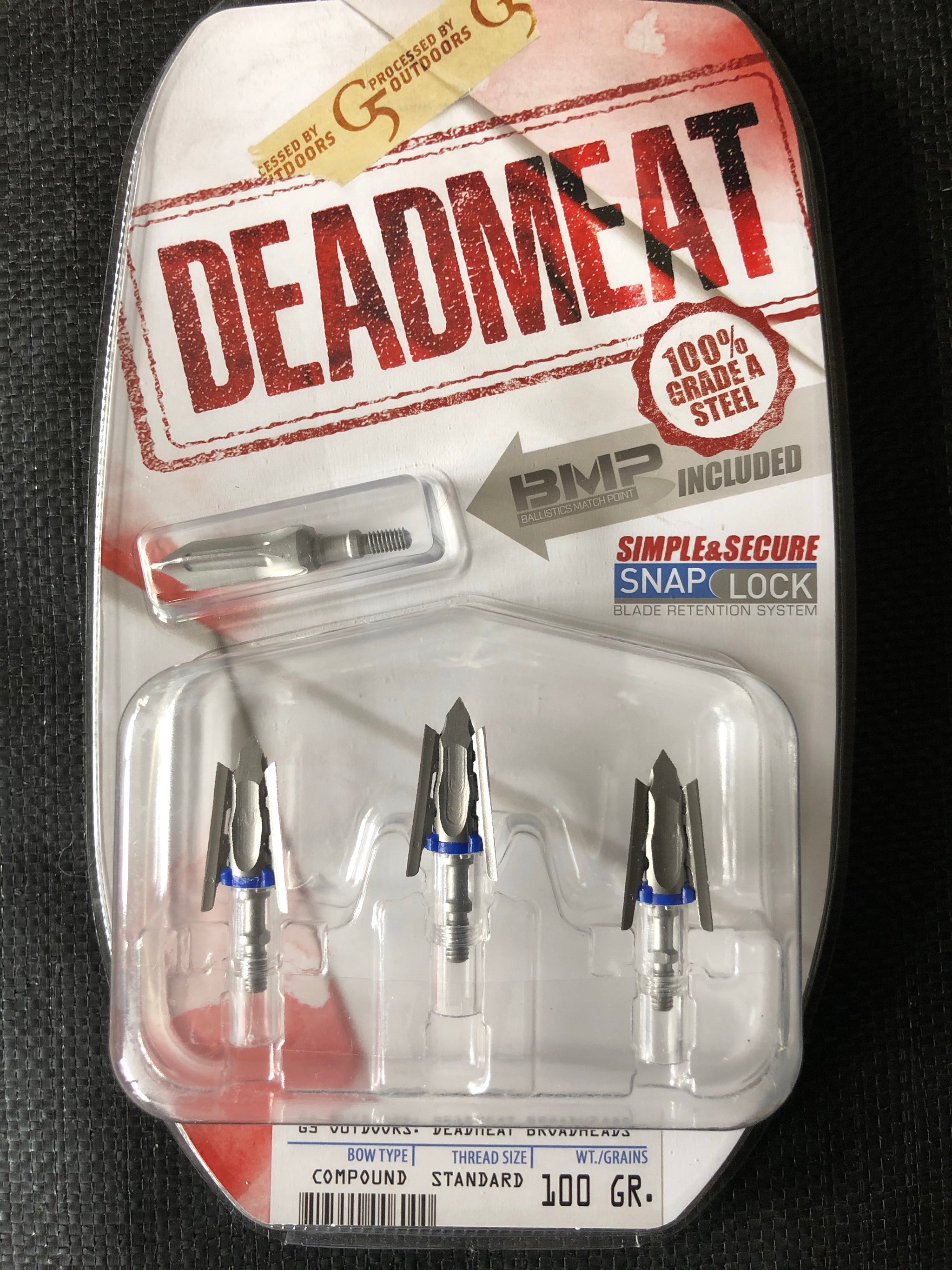 G5 Deadmeat V2 mechanical broadheads – Evolve Archery Canada