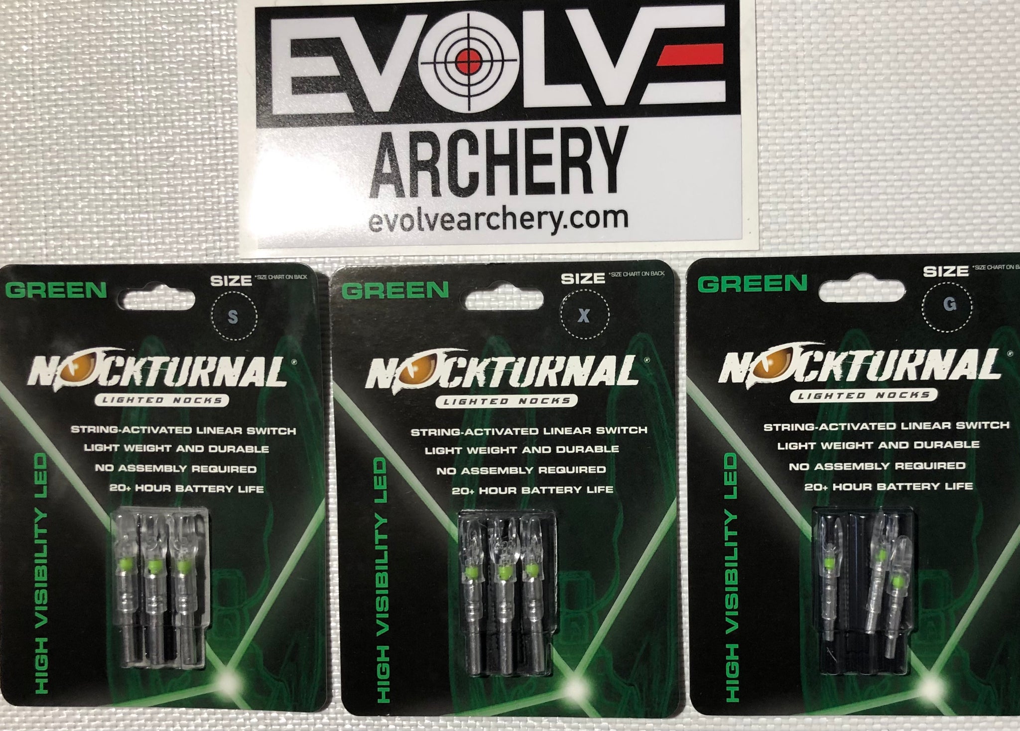 Nockturnal Green Lighted GT-Nock 3-Pack – Forza Sports